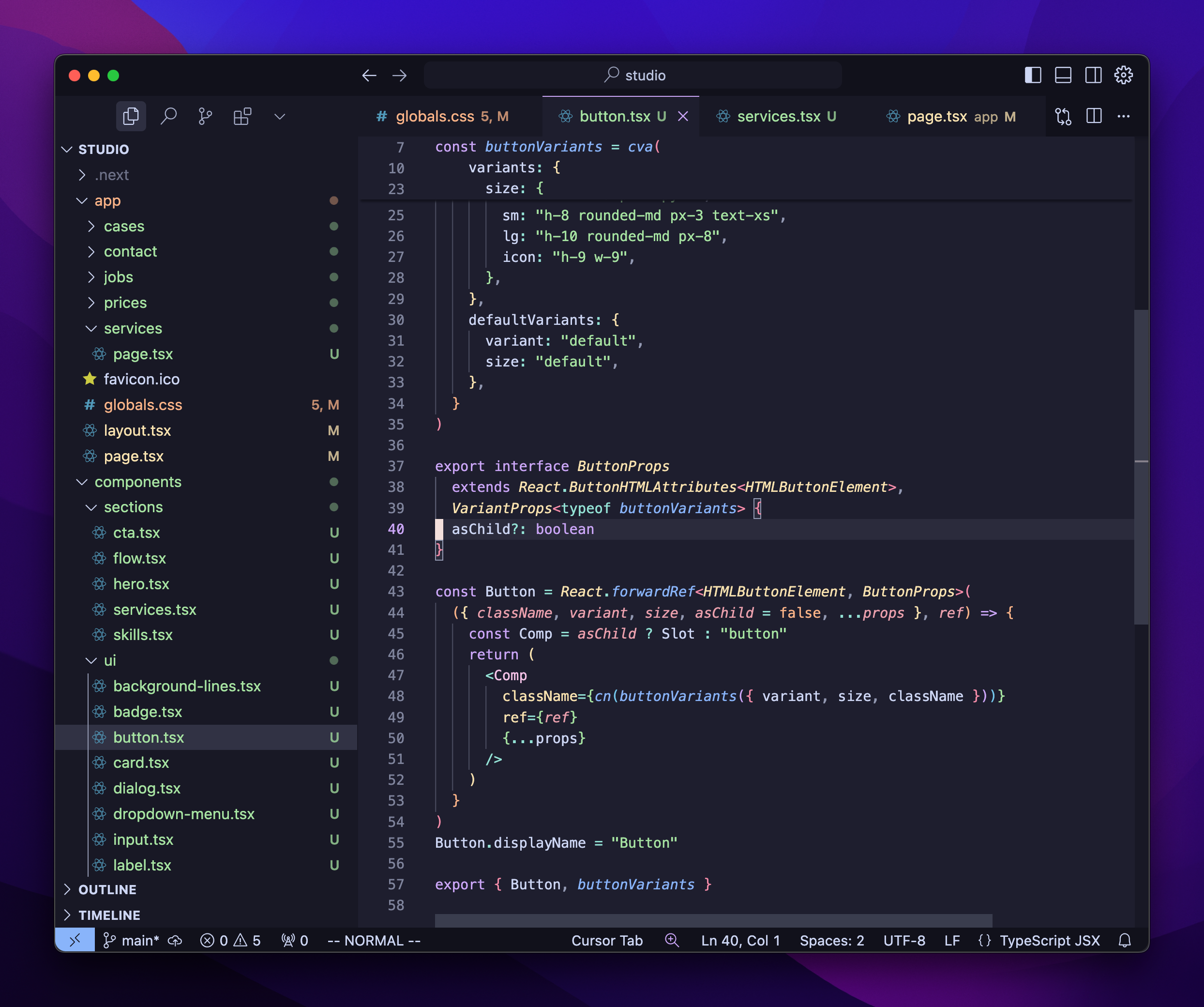 feature template